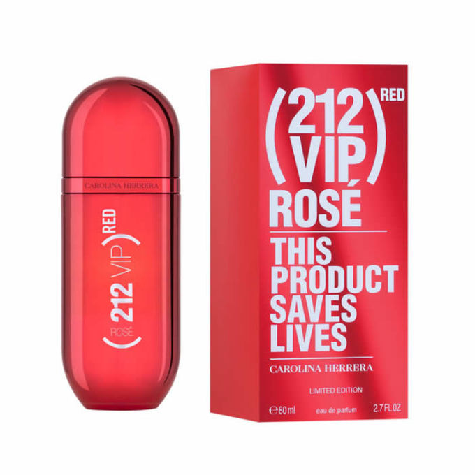 The purpose of the campaign is to raise awareness among consumers: purchasing (212)RED VIP Rosé makes you a powerful force in the fight to end AIDS. Friendship and collaboration are among the values promoted by 212 VIP.

A spicy floral with optimistic and sensual character that blends crunchy Tomato, a sweet Tiramisu accord and the sophisticated Queenwood.