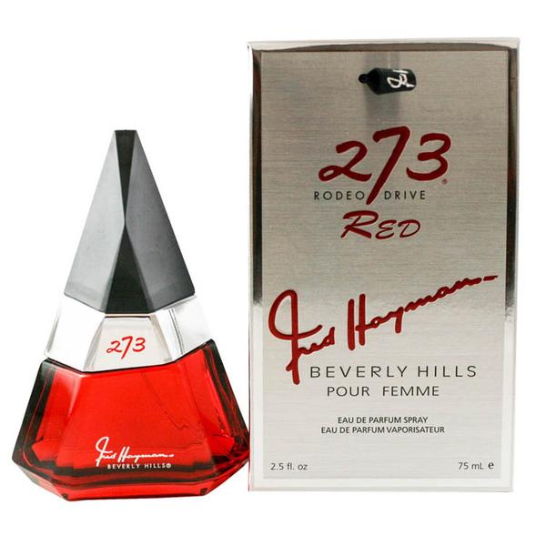 273 Red Perfume by Fred Hayman, Created in 1989 to complement the era’s over-the-top glamorous fashions, 273 Red by Fred Hayman for women is a blend of woods and florals with a flowery top note. The rich scent of creamy gardenia blossoms and red rose combine with the warmth of amber and sandalwood to create an exciting scent. Aromatic bergamot, sweet peach and orange blossom keep it fresh, while the amber lends a base note of vanilla that warms and lingers throughout the evening.