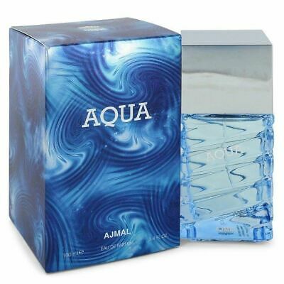 Ajmal Aqua Cologne by Ajmal, As one might expect from a fragrance called Ajmal Aqua, this brisk men's cologne is reminiscent of natural lakes and rivers with the refreshing coolness that comes from natural springs. Launched in 2001, this fragrance opens with soothing water scents and a waft of green tea. Gentle floral and citrus notes including bergamot and galbanum flutter in the heart before a rich musk combines with gentle woodsy elements to bring out a thriving feel of peaceful wildlife. The fragrance rests close to the skin and lasts all day, making it a perfect choice as an everyday fragrance or something to spice up more elegant occasions.