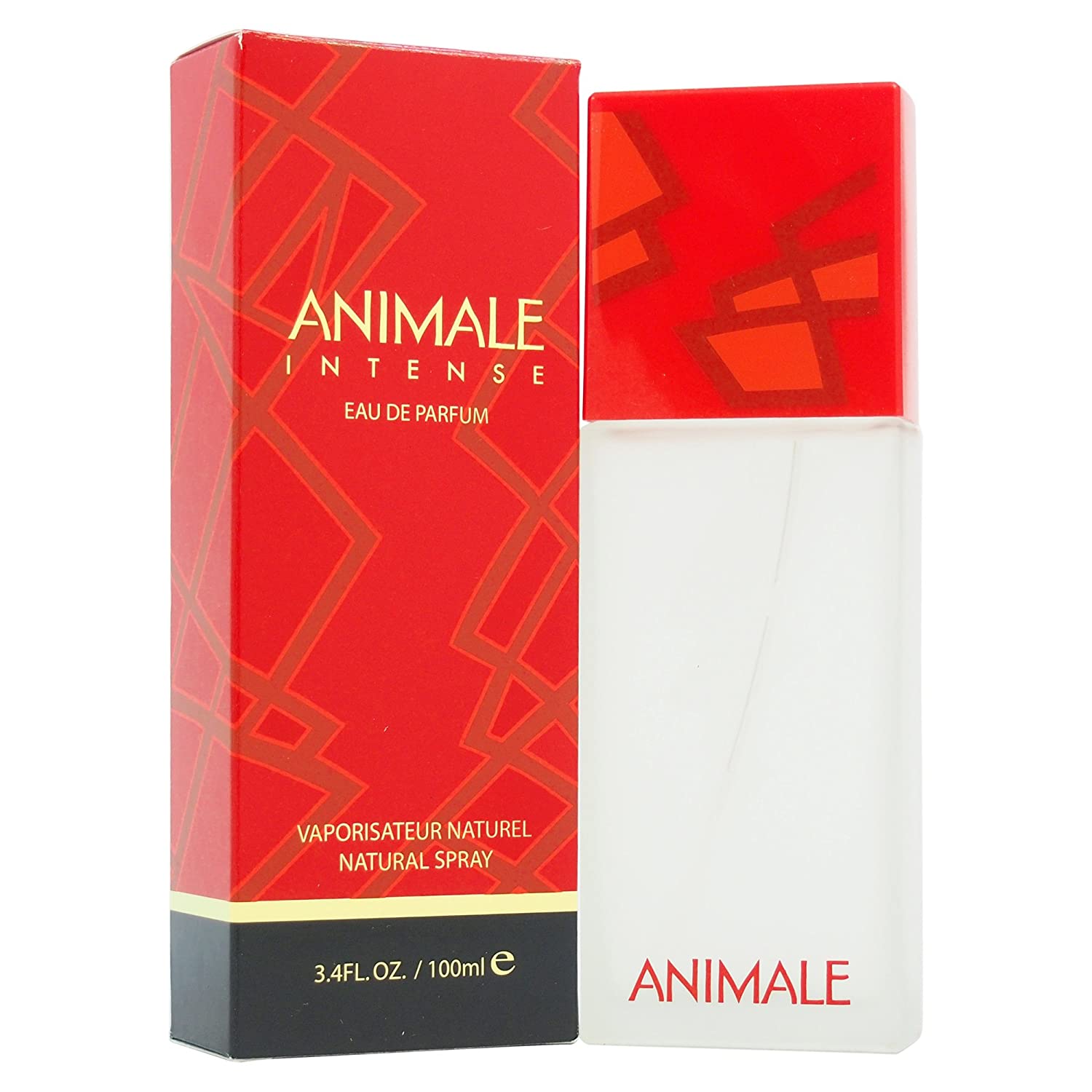 Brand: Animale.
Size: 3.4 oz.
Introduced in 2011, Animale Intense perfume by Animale Parfum reminds you of an African safari or the wild moments in the wilderness. This long lasting scent is a warm mix of fruity and woody overtones as well as exotic flowers comprising notes such as grapefruit, freesia, black currant, passion flower and apple blossom. This signature perfume that lasts all day long is ideal for a womans everyday wear.