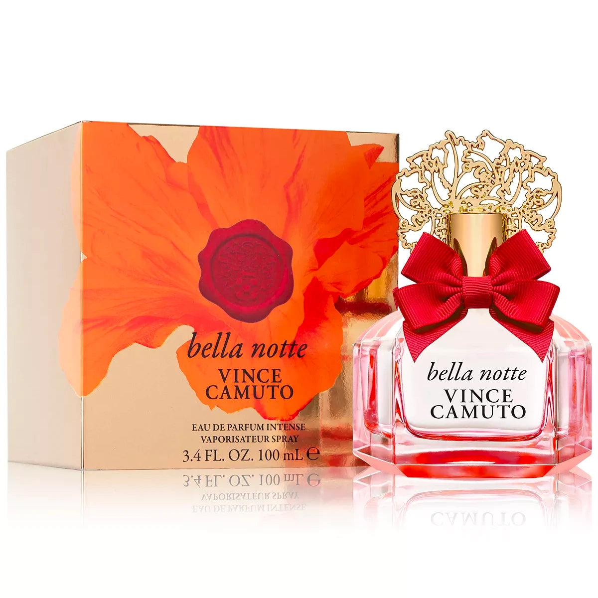 <p>Immerse yourself in the enchanting atmosphere of a luxurious evening garden with our exquisite Bella Notte Vince Camuto 3.4 oz EDP for Women. Bursting with fresh blackberry and currant notes, enhanced by sweet rose and zesty orange, Bella Notte seductively reveals a warm, earthy heart of patchouli, caramel and creamy sandalwood. A mesmerizing, feminine scent that captures the alluring mystery of the night.</p>
<h5 class="font-medium" _ngcontent-ng-c2966907514="" data-mce-fragment="1"> <br data-mce-fragment="1">
</h5>