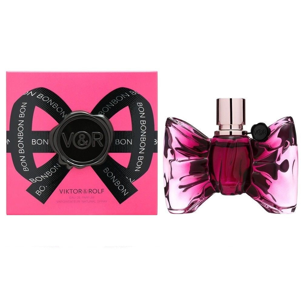 Viktor &amp; Rolf launched a new women's fragrance called Bonbon in the spring of 2014. This fragrance named after the candy aims at women who celebrate the pleasure and self-indulgence, as well as moments of relaxation and enjoyment. The fragrance comes in a pink bottle shaped as a wrapped candy. Its composition is signed by Cecile Matton and Serge Majoullier. The key note is caramel, surrounded by aromas of mandarin, orange and peach at the top; flowers of orange blossom and jasmine in the heart; and cedar, guaiac wood, sandalwood and amber in the base. Model Edita Vilkeviciute is the face of the campaign, shot by photographers Inez van Lamsweerde and Vinoodh Matadin. <iframe width="560" height="315" src="//www.youtube.com/embed/ldPIoAGMl3w" frameborder="0" allowfullscreen=""></iframe>