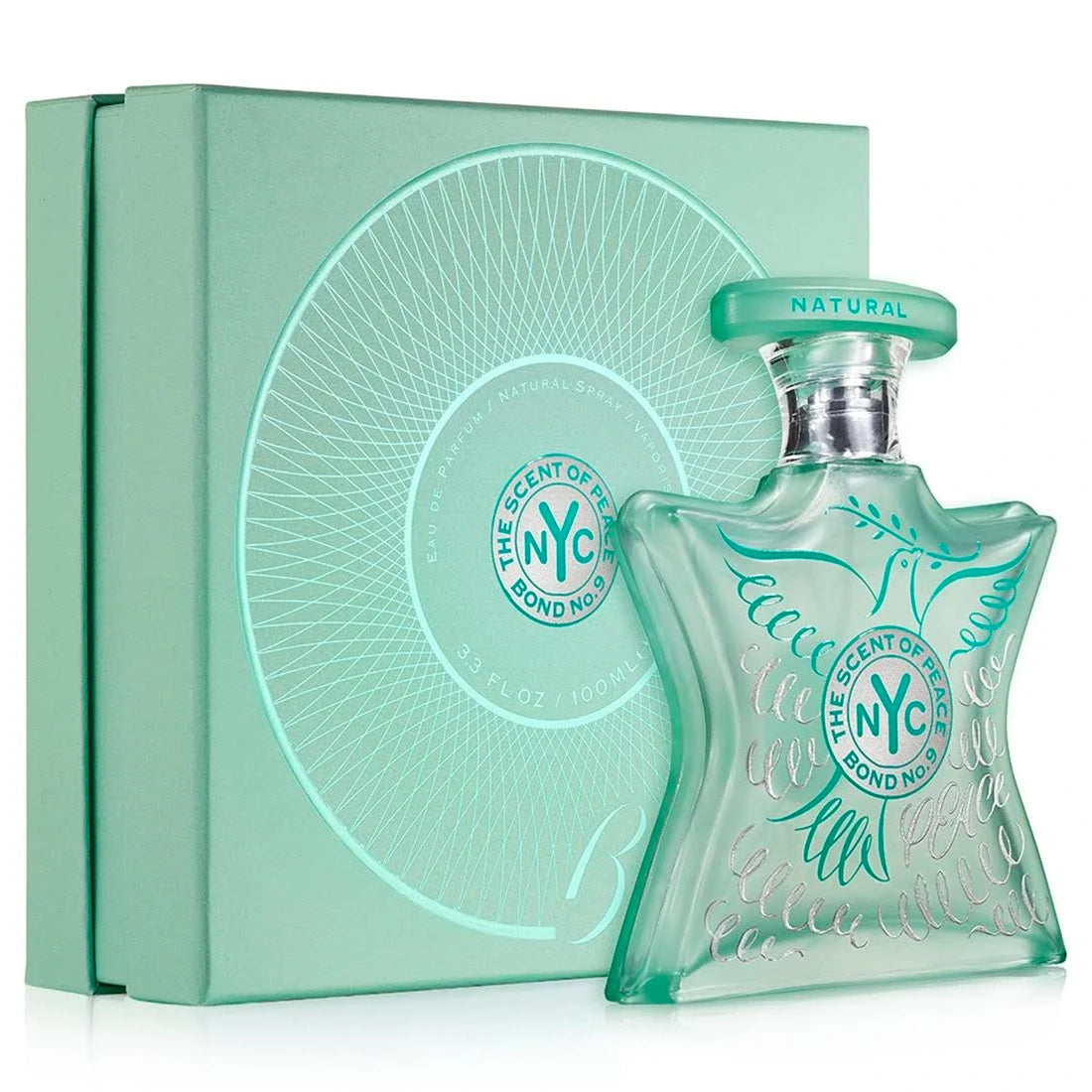 <p>Indulge in luxury with our Bond No. 9 Scent of Peace Natural 3.4 oz EDP unisex fragrance. This all-natural and vegan scent is composed of raw, eco-chic essential oils that linger beautifully on the skin. Featuring notes of lemon, blackcurrant, raspberry, rose damascena, cedar wood, and musk, this fragrance is a breath of fresh air. Upgrade to clean beauty with our sophisticated and effervescent scent.</p>