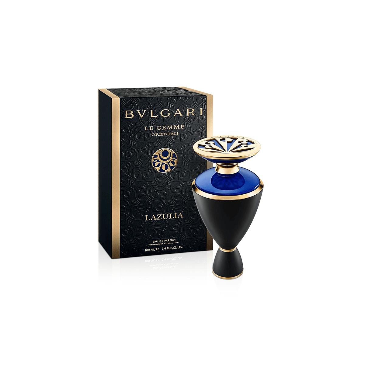 The emanation of flavors and scent notes for Le Gemme Murano Lazulia unfurl in a whiff of white flowers opening top notes including jasmine. The balsam heart center notes blend in with incense while the deep animal wildlife and woody base notes leave an impression of oud and ambergris.