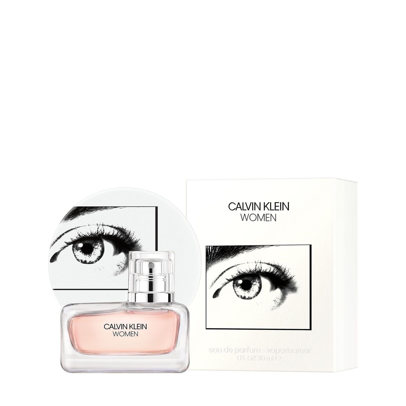 The first fragrance ever created by Raf Simons, Calvin Klein WOMEN denotes not one, but many-a group of individuals, each with their own distinct voice. Drawing inspiration from the beautiful strength and delicate tenderness of the female experience, this fragrance celebrates the feminine spirit in all its forms. A light pink hue composed of gentle and vulnerable ingredients. Delicate orange flower petals layered with fresh eucalyptus acorns open to reveal a rich heart of Alaskan cedarwood. Calvin Klein WOMEN is a tribute to the contrasts with femininity. Infinitely varied and deeply complex, like the personas of the women who inspire it. The female eye artwork featured on the bottle, created by artist Anne Collier, represents an iconic emblem of the #IAMWOMEN campaign and serves as a source of strength and emotion.

A woody floral
Top Notes: Eucalyptus Acorns
Middle Notes: Orange Flower
Bottom Notes: Alaskan Cedarwood