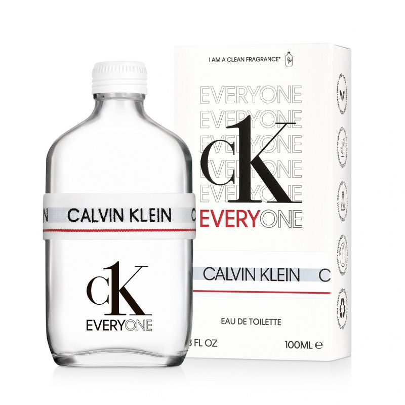 Ck Everyone Perfume by Calvin Klein, The best things in life are the ones that everybody can enjoy, which makes Ck Everyone, a unisex fragrance released in 2020, one of those wonderful things. Tangy top notes combine spicy ginger and sweet orange before transitioning into the earthy heart of the perfume: Blue tea. Finishing the scent is the woody accord of cedarwood, leaving you smelling spicy and sweet with exotic undertones. There is no wrong time to rock this scent; a day at the office or a night on the town, its crisp, clean accords are always in season. Designer jeans in the 1970s made the Calvin Klein name what it is today: An American fashion house known for casualwear for men and women. Its first fragrance, Calvin, released in 1981 and the perfume collections have only grown since. For many wearers, each collection is symbolic of the decade in which it was released, adding a touch of nostalgia to every bottle.
