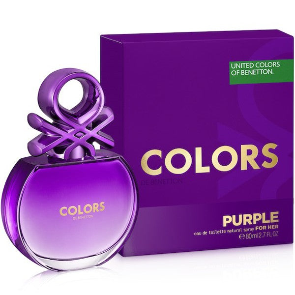 Colors de Benetton Purple by Benetton is a Chypre Floral fragrance for women. This is a new fragrance. Colors de Benetton Purple was launched in 2017. Top notes are grapefruit, bergamot and neroli; middle notes are rose, jasmine and freesia; base notes are patchouli leaf , musk and praline.