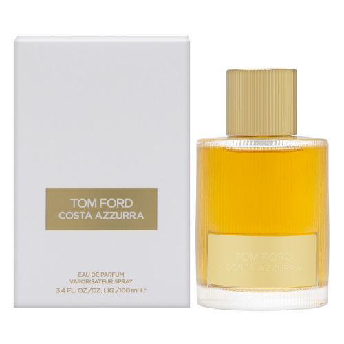 <span data-mce-fragment="1">COSTA AZZURRA cologne captures the easy sensuality of a purely uninhibited escape. The exhilarating aroma of sea air, fresh aromatic notes, evergreens and citrus set the scene and mingle with deeper woody scents — a crisp medley of cypress, oaks and aromatics. The COSTA AZZURRA flacon reflects a warm and elegant presence, housed in a luxe fluted bottle, with a sleek gold metal plaque and matching cap. This fragrance is available in 1.7oz and 3.4oz editions. Made in USA.</span><br data-mce-fragment="1"><br data-mce-fragment="1"><span data-mce-fragment="1">“I have always loved fragrances with a transportive quality. COSTA AZZURRA captures the relaxed and sexy mood of the Mediterranean — for me, it feels like the ultimate escape.” — TOM FORD.</span>
<ul data-mce-fragment="1">
<li data-mce-fragment="1">FRAGRENCE FAMILY: Woody &amp; Earthy</li>
<li data-mce-fragment="1">SCENT TYPE: Citrus &amp; Woods</li>
</ul>
<b data-mce-fragment="1">NOTES</b>
<ul data-mce-fragment="1">
<li data-mce-fragment="1">Cypress</li>
<li data-mce-fragment="1">Lemon</li>
<li data-mce-fragment="1">Oakwood</li>
</ul>