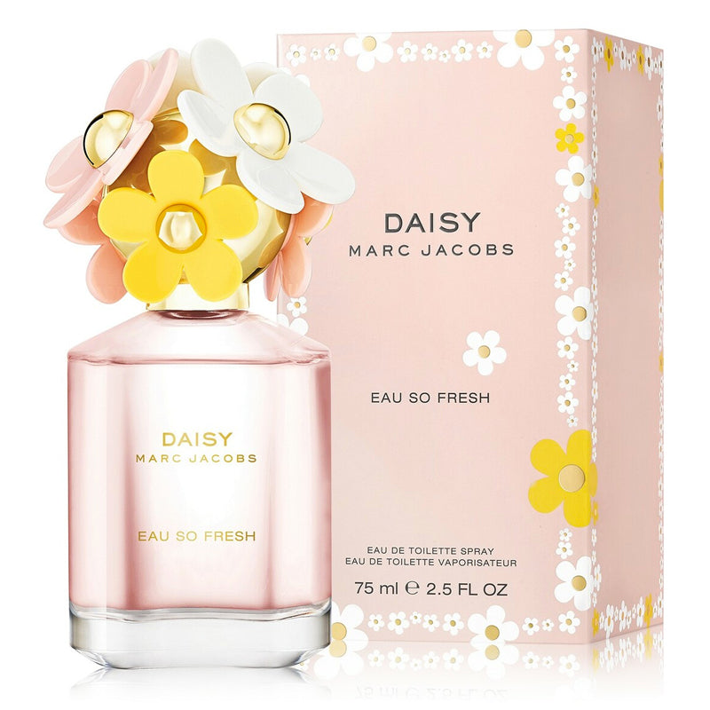 A whimsical interpretation of the original Daisy fragrance, this scent is more fruity, more bubbly, more fun! Open the bottle and you'll be transported to a field of sunshine that bursts with the flirty scent of flowers and the cheerful sweetness of fruits. Its light, woody base infuses a subtle but sharp glimmer of musk for an unexpected twist of radiance. <br><br>Fun to look at, touch, and open, the gold top of the weighted glass bottle is covered in six soft-to-the-touch daisies with petals in white, pink, and yellow. <br><br>Notes: Natural Raspberry, Grapefruit, Pear, Violet, Wild Rose, Apple Blossom, Musks, Cedarwood, Plum. <br>Style: Exhilarating. Bubbly. Playful.<br><iframe width="560" height="315" src="//www.youtube.com/embed/dcyR7PFi-14?list=UUZDCBjTEpbzSOjUd2Xm5dyw" frameborder="0" allowfullscreen=""></iframe>