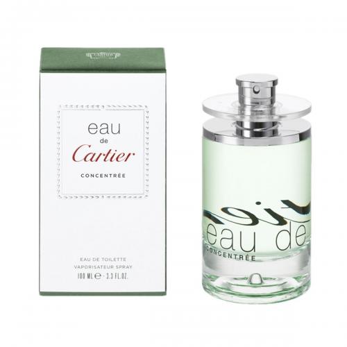 Eau de Cartier Concentree is a fragrance of astonishing freshness with a green, leafy nature. The vibrant and inherently masculine combination of green leaves, nutmeg, amber, patchouli, and musk provide a sense of well-being and pleasure.