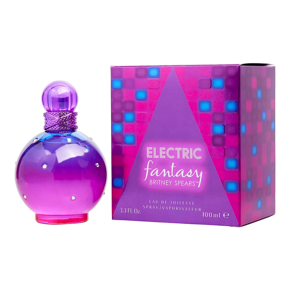 <span data-mce-fragment="1" itemprop="description">With an illuminating vibe, this vibrant Oriental floral limited-edition fragrance embodies Britney's playful spirit and super-charged, radiant energy to show your inner glow. Electric Fantasy, the new exhilarating fragrance by Britney Spears.<br data-mce-fragment="1"><br data-mce-fragment="1">This invigorating fragrance vibrates and glows from the inside out. Pink Pepper and Passion Fruit make a thrilling first impression, as the floral heart of Heliotrope and Jasmine Petals revs up the scent, and magnetic Benzoin and Ambrox deliver an addictive finish.<br data-mce-fragment="1"><br data-mce-fragment="1"><strong data-mce-fragment="1">Perfect for:</strong> the woman who lights up any room.<br data-mce-fragment="1"><br data-mce-fragment="1"></span><span data-mce-fragment="1"></span>
<ul data-mce-fragment="1">
<li data-mce-fragment="1">
<strong data-mce-fragment="1">Fragrance Family:</strong><span data-mce-fragment="1"> </span>Oriental</li>
<li data-mce-fragment="1">
<strong data-mce-fragment="1">Top Notes:</strong><span data-mce-fragment="1"> </span>Pink Pepper &amp; Passion Fruit</li>
<li data-mce-fragment="1">
<strong data-mce-fragment="1">Heart Notes:</strong><span data-mce-fragment="1"> </span>Heliotrope &amp; Jasmine Petals</li>
<li data-mce-fragment="1">
<strong data-mce-fragment="1">Base Notes:</strong><span data-mce-fragment="1"> </span>Magnetic Benzoin &amp; Ambrox</li>
</ul>
