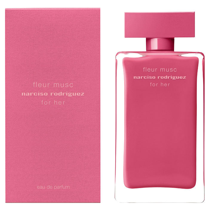 Give in to the charm of the Narciso Rodriguez Fleur Musc Eau de Parfum Spray, a fresh-floral fragrance for the graceful, urbane woman. Crafted in 2017, this bold and mesmerizing perfume opens with the rosy nuance of Pink Pepper at the top. An elegant floral bouquet of Rose and Peony add hints of femininity to the heart of the fragrance, while Musk raises the sensuality quotient. Drying down to warm and earthy notes of Patchouli, Amber, and Violet at the base, this Narciso Rodriguez perfume is subtle yet arresting.