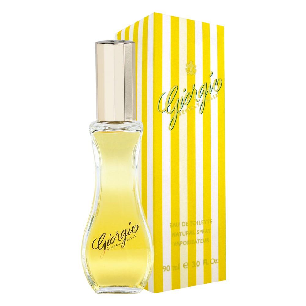 Giorgio by Giorgio Beverly Hills Perfume. Giorgio for women by Giorgio Beverly Hills is a sharp and bold fragrance . Introduced to the world in 1981, its lasting popularity is a testament to the scent's timeless femininity. The floral fragrance is built around gardenia, jasmine and orchids and enhanced by chamomile, apricot and peach. Light, airy and refreshing, Giorgio is suited for day and evening wear. Spray it on to revitalize yourself before a day out with your girlfriends or an intimate evening with your significant other.