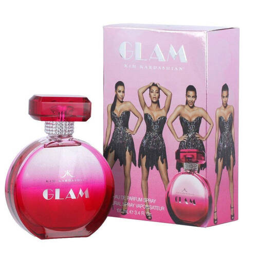 Released in 2012. American jet-set and reality TV celebrity Kim Kardashian launched her new perfume called Glam, which is the third flanker of the original Kim Kardashian fragrance (the other two include Gold and Love).<br><br>Glam is a floral - fruity fragrance with powdery woody - musky background. It opens with accords of watermelon, juicy red berries and citrus. The heart encompasses flowers of star jasmine, tuberose and rose absolute. The final trail consists of orris butter, sandalwood and musk.