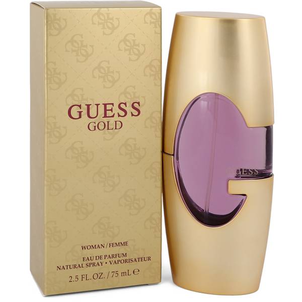 Guess Gold by Guess Perfume. Notes of juicy apple, tangy pineapple, spicy pink pepper, fragrant hyacinth and aromatic jasmine are the focal points of Guess Gold for women. Introduced in 2007, this pleasant fragrance is just the thing for office wear or afternoon luncheons. Whether you are looking for a new scent or need a backup fragrance for weekends and holidays, this oriental-inspired scent will help you command attention and turn heads with just one spray. It's long-lasting without being overpowering.