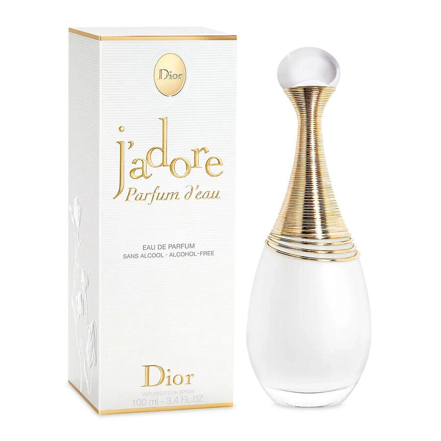 <p><b>Fragrance Description:</b><span> This is a scent of unprecedented sensoriality. J’adore Parfum d’Eau reinterprets the promise of indulgence expressed by J’adore perfume since 1999 in an alcohol-free fragrance of water and flowers that is as intense and long-lasting as an Eau de Parfum.<br><b data-mce-fragment="1">Key Notes:</b> Radiant Jasmine, Velvety Magnolia, Fresh Neroli</span><br></p>