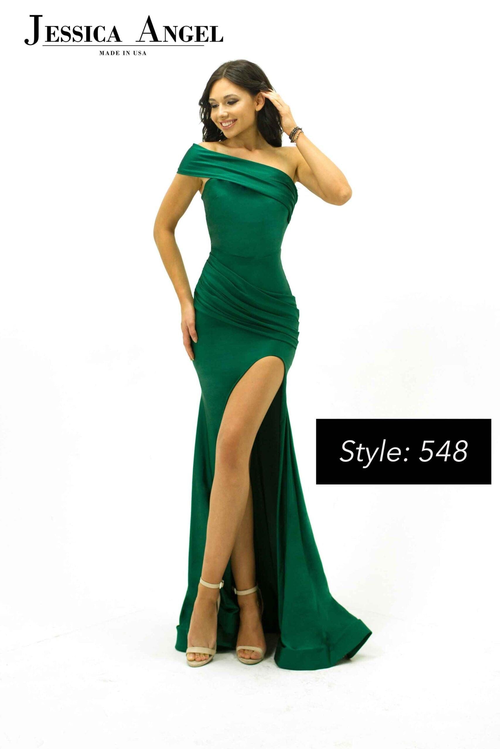 <p><span style="font-weight: 400;">With sexy slits that extend into a stunning side-split design, this standout formal number features an asymmetrical one shoulder v neckline, which you can let your hair down in for a softer look or tie it up for a more dramatic edge. </span></p> <p> </p> <p>Fabric : Jersey</p> <p>Zipper Back</p> <p>Length : Full Length</p> <p>Sleeve Style : One Shoulder</p> <p>Colors : Kelly, Classic Blue, Light Pink, Hunter, Burgundy</p> <p>Sizes : XXS, XS, S, M, L, XL, XXL, 3XL, 4XL, 5XL, 6XL, 7XL</p> <p>Lined</p> <p>Occasion : Formal, Evening Party, Bridesmaid, Homecoming, Wedding Guest, Red Carpet, Pageant</p>