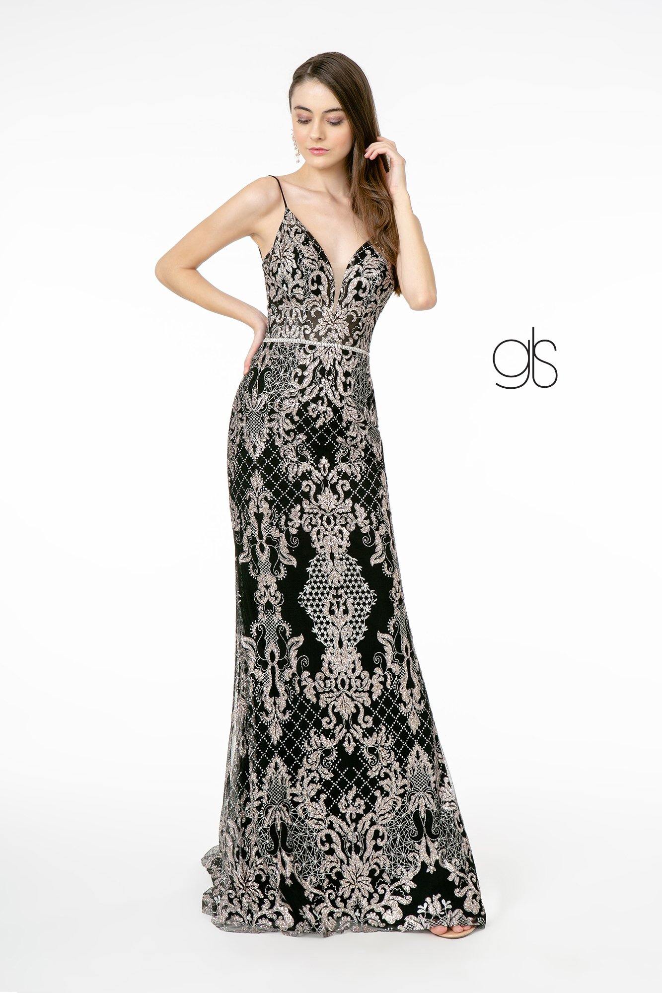 <p> </p> <p>This stunningly gorgeous long prom dress features a spaghetti straps deep plunging V-neckline. Floor length fitted sparkling sequin gown. This dress is perfect for any special occasion.</p> <p> </p> <p>Fabric : Mesh</p> <p>Closure : Back Zipper</p> <p>Length : Floor Length</p> <p>Sleeve Style : Spaghetti Straps</p> <p>Colors : Black, Green, Ivory</p> <p>Sizes : XS, S, M, L, XL, 2XL, 3XL</p> <p>Fully Line</p> <p>Soft Cup Inserts</p> <p>Occasion : Formal, Prom, Homecoming, Evening Party</p> 