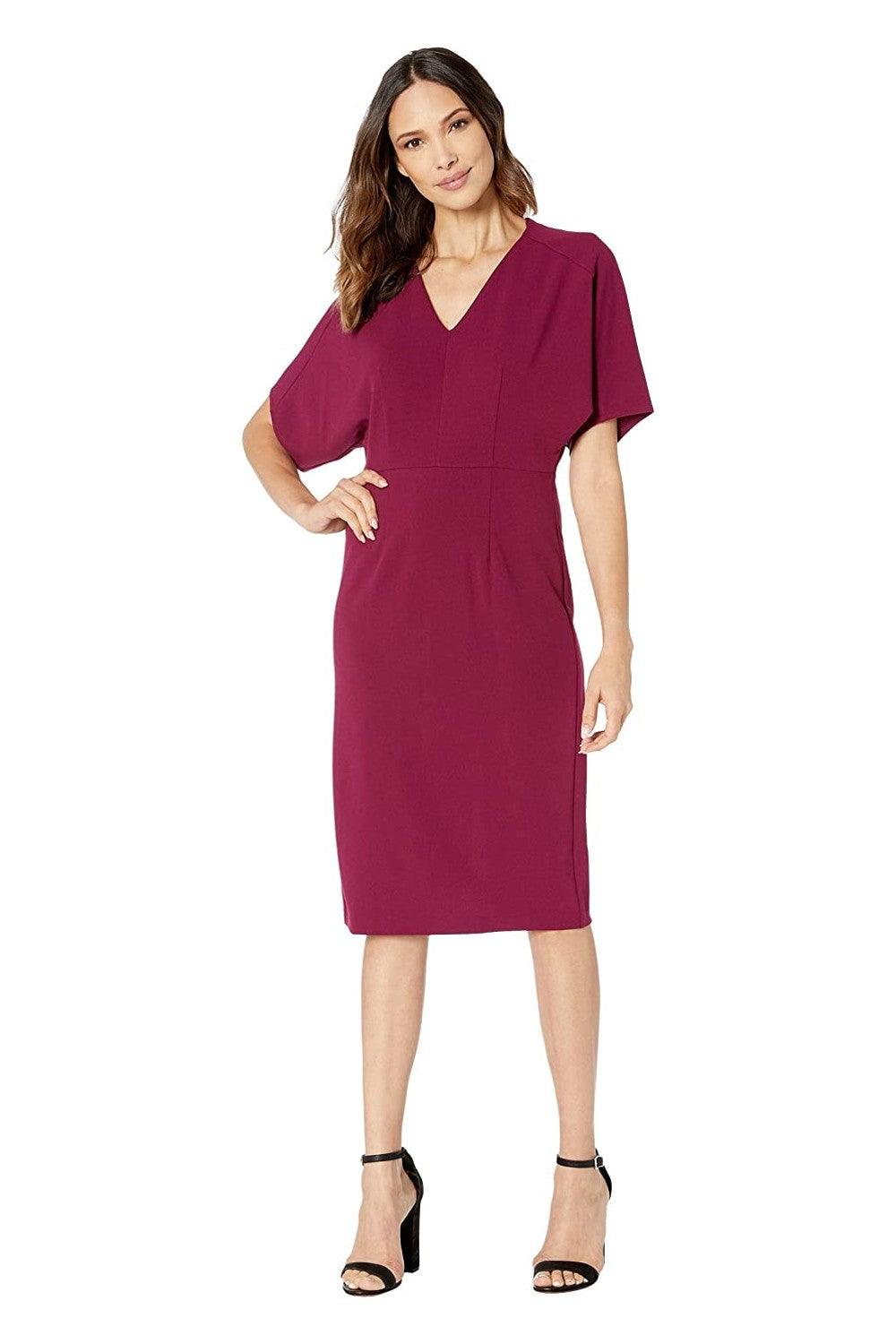 <p> </p> <p>All Sale Items are Final Sale!</p> <p>Fabric: Stretch Crepe</p> <p>Closure : Zipper Back<br><br>Length : Midi Length</p> <p>Sleeve Style : Short Sleeve<br><br>Color : Mulberry <br><br>Sizes : 4<br><br>Fully Lined<br><br>Soft Cup Inserts<br><br>Occasion : Formal, Evening Party, Mother of the Bride, Mother of the Groom, Church, Wedding Guest</p>