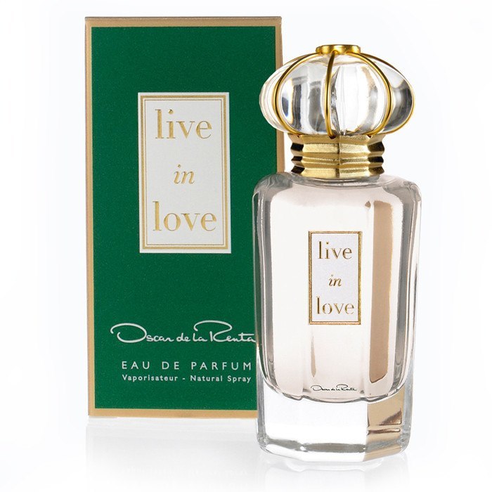 Live in Love by Oscar de la Renta is a Floral fragrance for women. Live in Love was launched in 2011. Live in Love was created by Jean-Marc Chaillan, Carlos Benaim and Ann Gottlieb. Top notes are hyacinth, galbanum, bergamot, lily-of-the-valley and orchid; middle notes are jasmine, african orange flower and rose; base notes are sandalwood, virginia cedar, woodsy notes, amber and musk.<br><br><iframe width="560" height="315" src="//www.youtube.com/embed/mS8EOf783Uw" frameborder="0" allowfullscreen></iframe>
