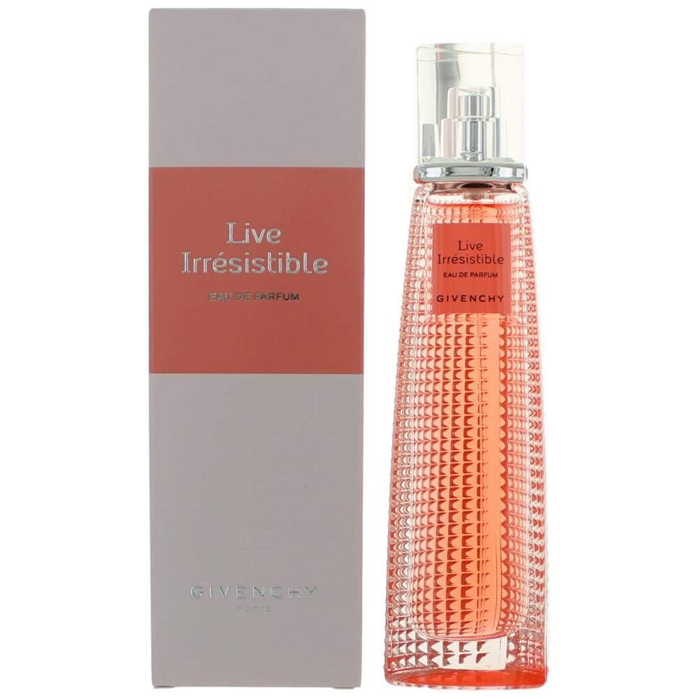 Givenchy presents Live Irresistible in July 2015 as a limited edition that belongs to the Very Irresistible collection. The lively composition is a mixture of fruits, flowers and spices. It opens with juicy accords of pineapple. The heart captures a bouquet of roses, laid on the base of amber. The face of the perfume is actress Amanda Seyfried. The bottle design departs from the previous editions of this collection with form and textured glass. The nose behind this fragrance is Dominique Ropion.