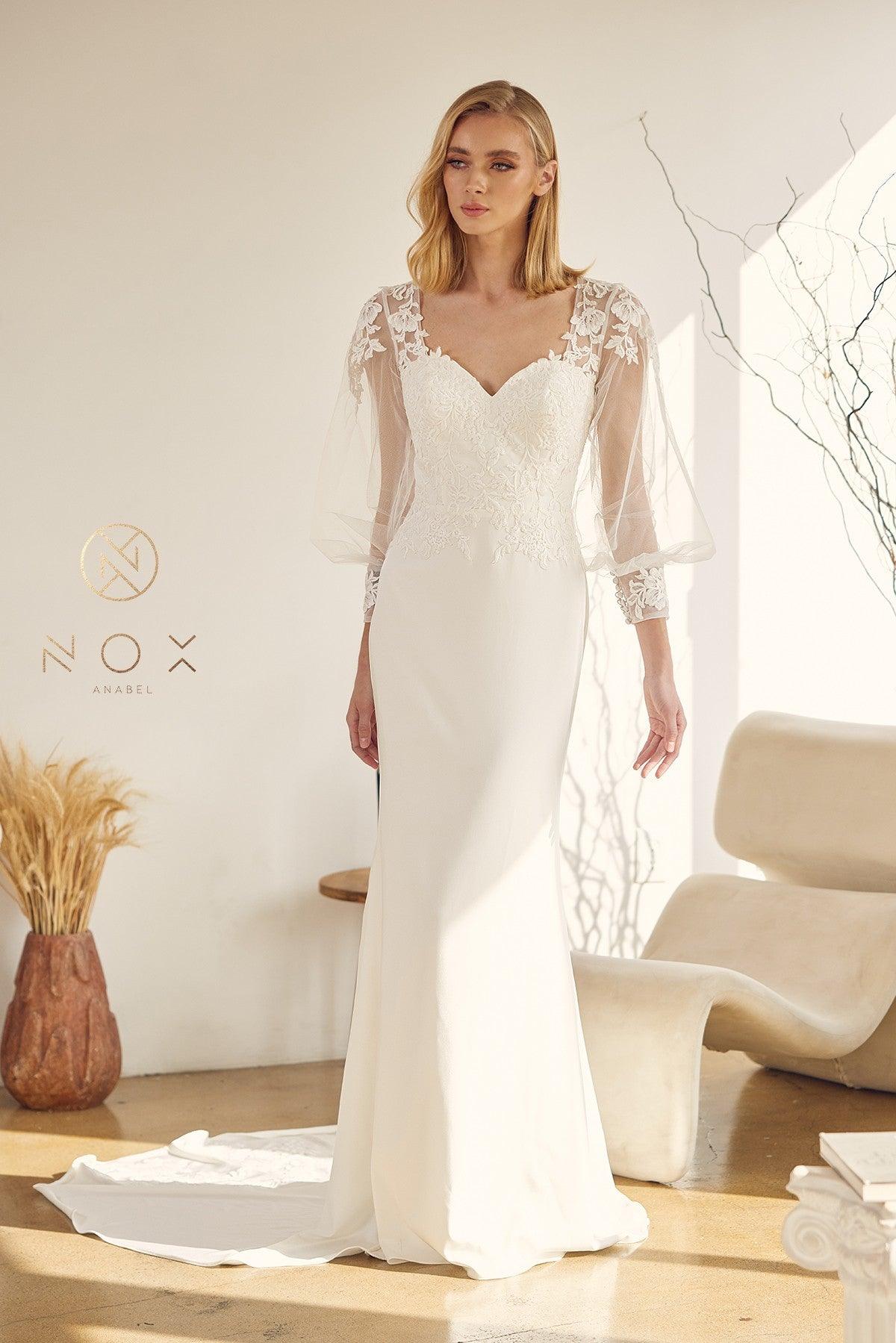 <p> </p> <p><span>Look absolutely sublime in this elegant dress. This gorgeous piece features a fit and flare silhouette and lace embroidery. The long sleeve bodice has a sweetheart neckline and a natural waist. Made from high quality and comfortable materials, the fit and design will take your breath away.</span></p> <p> </p> <p data-mce-fragment="1">Length : Full Length</p> <p data-mce-fragment="1">Sleeve Style : Long Sleeve</p> <p data-mce-fragment="1">Color : White</p> <p data-mce-fragment="1">Sizes : 2, 4, 6, 8, 10, 12, 14, 16</p> <p data-mce-fragment="1">Fully Lined</p> <p data-mce-fragment="1">Occasion : Formal, Prom, Homecoming</p>