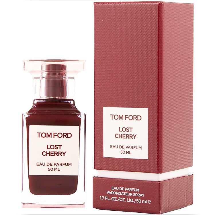 <meta charset="UTF-8"><meta charset="UTF-8">
<p data-mce-fragment="1">Tom Ford Lost Cherry is a full-bodied journey into the once-forbidden; a contrasting scent that reveals a tempting dichotomy of playful, candy-like gleam on the outside and luscious flesh on the inside.<br>Innocence intersects indulgence with an opening that captures the classic perfection of the exotic cherry fruit–Black Cherry's ripe flesh dripping in cherry liqueur glistens with a teasing touch of Bitter Almond.<br>The heart bursts forth in cherry waves of sweet and tart. Griotte Syrup expresses the textured maceration of voluptuous fruits while breathtaking florals Turkish Rose and Jasmine Sambac penetrate the senses and soul.<br>Peru Balsam and Roasted Tonka at the drydown suggest a new portrait of an iconic symbol. When blended with an unexpected melange of sandalwood, vetiver and cedar, the finish reaches fantasy-inspiring levels of insatiability.</p>
<p data-mce-fragment="1">Top notes: black cherry, cherry liquer, bitter almonds<br data-mce-fragment="1">Heart notes: Griotte syrup, Turkish rose, jasmine Sambac<br data-mce-fragment="1">Base notes: Peru balm, roasted tonka beans, sandalwood, vetiver, cedar</p>
<br>