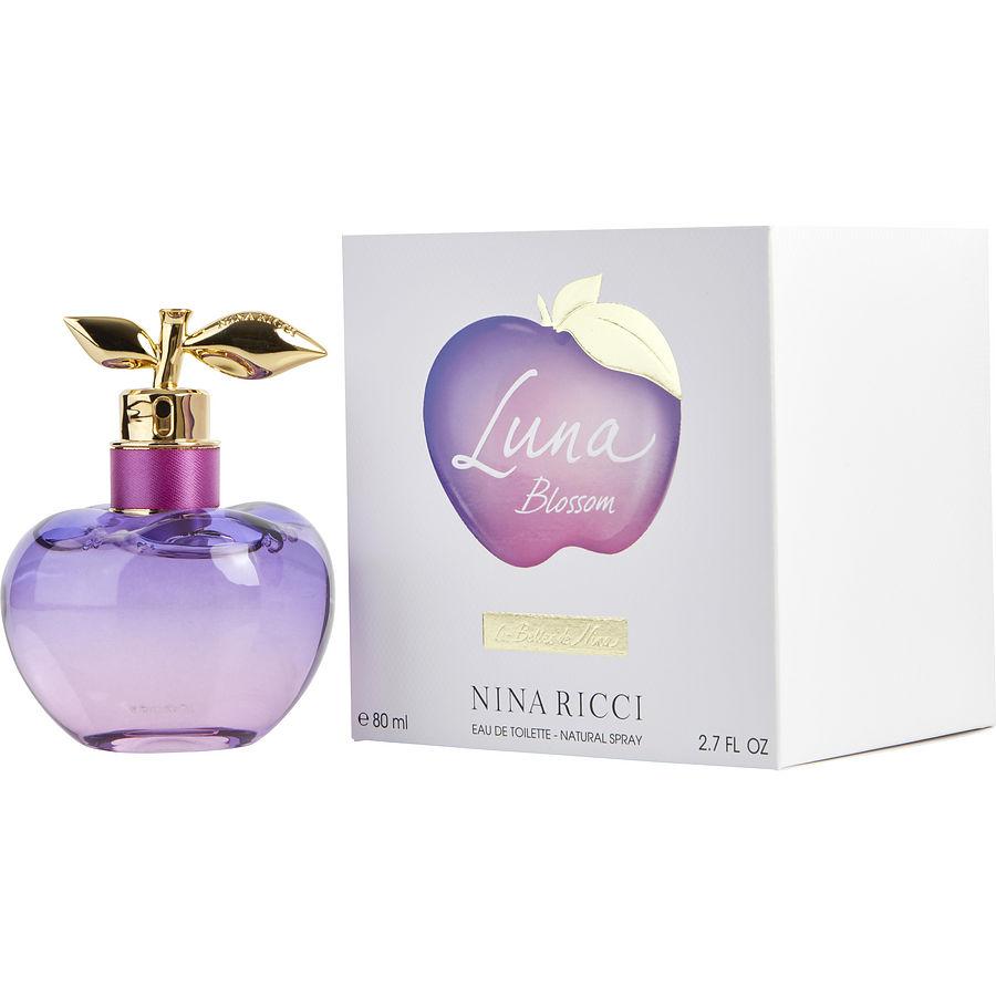 <p>Nina Ricci Luna Blossom Perfume by Nina Ricci, Nina Ricci Luna Blossom by the Parisian perfume house Nina Ricci is a woody mix of floral fragrances and fruit accents . The head notes include citric and elegant bergamot intermixed with the sweet refinement of fresh pear. Soft jasmine, delicate peony and robust magnolia characterize the middle notes that follow, combining the aromas of the East with the fragrances of the West in a perfectly feminine melody. The final notes include the classic combination of white musk and cedar, adding an air of mystery to the lighter, more floral scents found in the heart and head notes.</p>