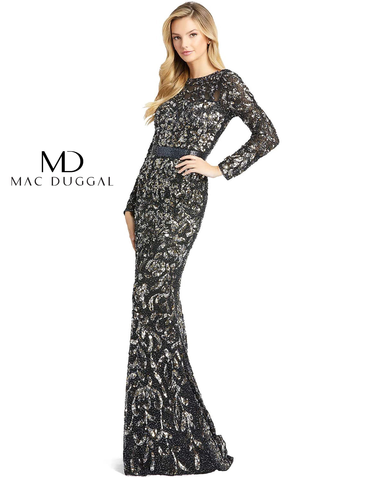 <p>This dazzling long gown is made of sequins features high neck halter and a racer back. The skirt has a closing silhouette with a thigh-high slit and a sweep train.<br></p> <p> </p> <p>Fabric : Sequins</p> <p>Zipper Back</p> <p>Length : Full Length</p> <p>Sleeve Style : Halter</p> <p>Colors : Black Antique Gold</p> <p>Sizes : 0, 2, 4, 6, 8, 10, 12, 14, 16</p> <p>Fully Lined</p> <p>Occasion : Prom, Formal, Homecoming, Wedding Guest, Red Carpet, Pageant</p>