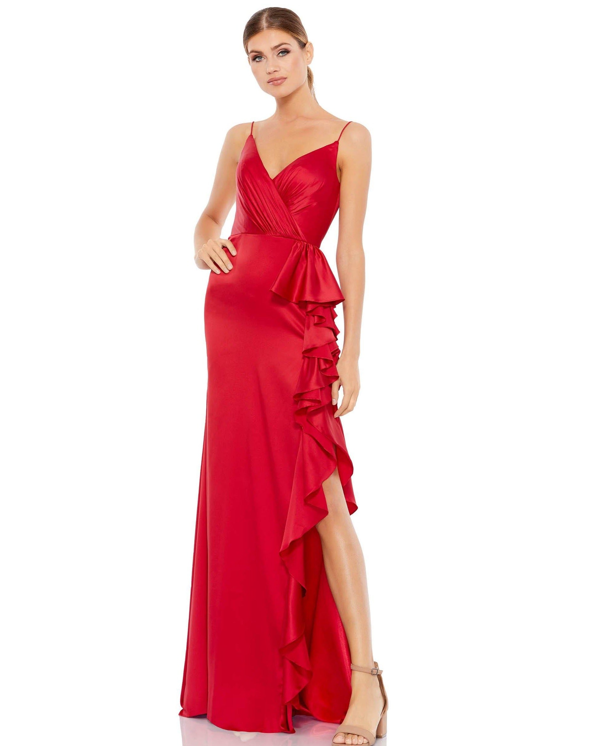 <p><br></p> <p>All Sale Items are Final Sale</p> <p> </p> <p>Fabric : Satin</p> <p>Zipper Back</p> <p>Length : Full Length</p> <p>Sleeve Style : Sleeveless</p> <p>Color : Red</p> <p>Sizes : 0, 2, 4, 6, 8. 10, 12, 14</p> <p>Fully Lined</p> <p>Occasion : Prom, Formal, Homecoming, Wedding Guest, Red Carpet, Pageant</p>