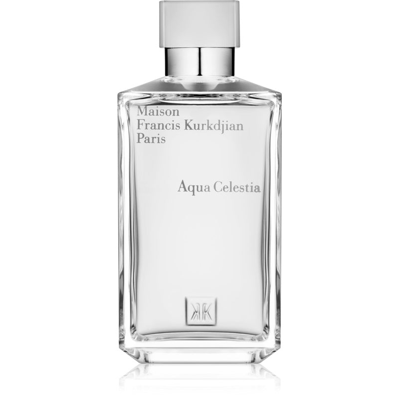 Aqua Celestia Perfume by Maison Francis Kurkdjian, Enjoy a truly heavenly fragrance with Aqua Celestia from Maison Francis Kurkdjian. This perfume provides you with a wonderful escape thanks to a rich blend of black currant, cool mint, lime, mimosa blossoms and musk. This item was introduced in 2017.

Maison Francis Kurkdjian is a French fragrance house that is owned by Lvmh. Founded in the 21st century, the brand has so far produced dozens of exceptional perfumes.