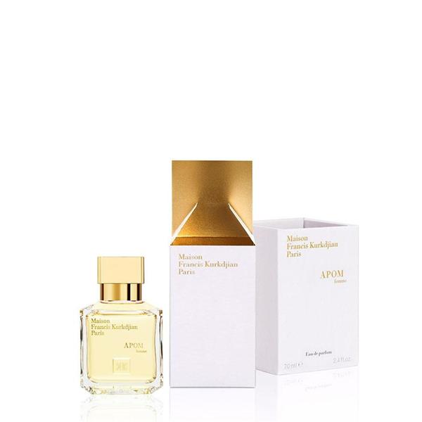 <p>APOM, "A Part Of Me", a bit of one-self to leave with others. A refined vision of the Orient in a deep and capturing Eau de Parfum. Notes: Orange flower from Tunisia, Cedar wood accord, and Ylang ylang flower.</p>
