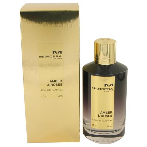 Mancera Amber &amp; Roses Perfume by Mancera, Let yourself be dazzled by the rich and aromatic Mancera Amber &amp; Roses, a spirited women’s fragrance. This alluring perfume combines citrus, floral and sensual accords for a vibrant and enticing finish that’s impossible not to fall in love with at first spritz. The top note of zesty Sicilian lemon opens with a sparkling refreshment that awakens the senses and keeps you alert all day long. Heart notes of Indian jasmine and decadent essence of rose infiltrates the aroma with a spectacular bouquet that’s elegant and feminine. Finally, base notes of white musk, French labdanum and warm amber incorporate a smooth, seductive quality that’s potent and highly addicting for a brilliant result any modern woman would be happy to wear on her skin.