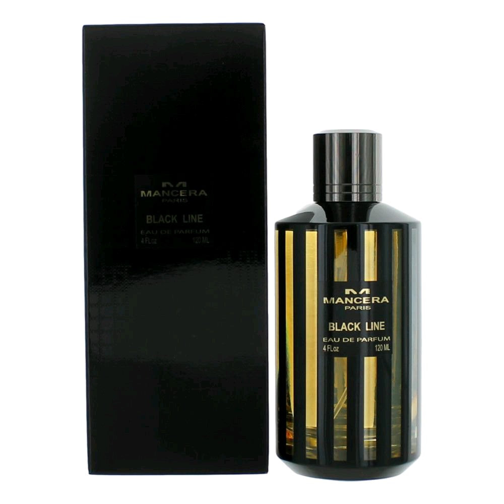 Mancera Black Line Perfume by Mancera, Step away from the monotony and into something grand and dazzling with Mancera Black Line, a majestic women’s fragrance. This enticing perfume blends spicy, earthy and woody accords for a rich, fulfilling scent that’s vibrant enough to keep you feeling confident long throughout the day and night. Top notes of a myriad of spices lend an atmosphere of pure adrenaline and intensity right from the beginning. Middle notes of patchouli, delicate rose, warm amber and masculine leather infuse the scent with an elegance and sensuality that’s highly intoxicating. Finally, base notes of guaiac wood, Indian sandalwood and white musk complete the aroma for an exotic and enigmatic perfume any modern woman of today would feel proud to flaunt out on the town.