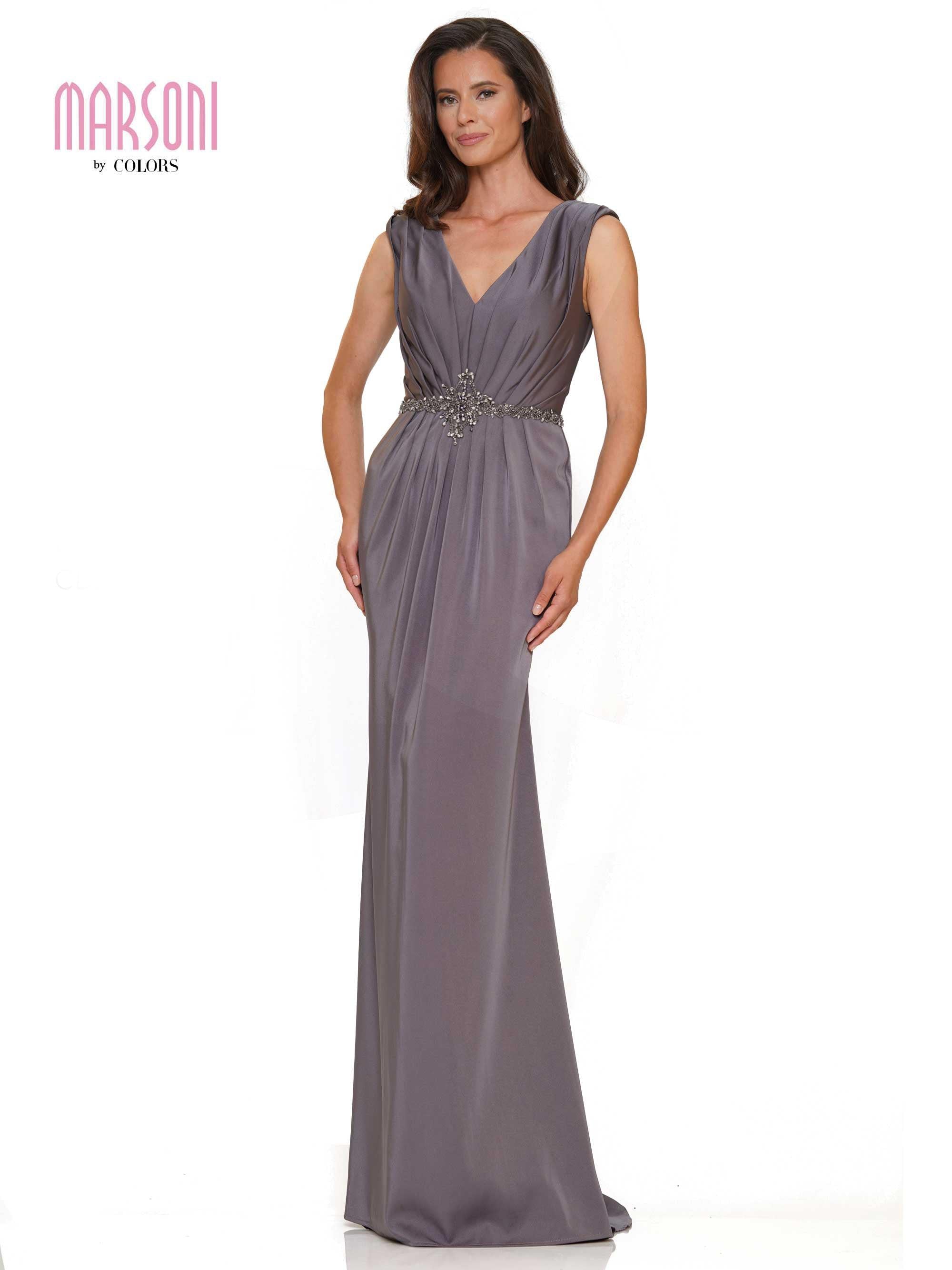 <p>Long dresses are always popular and you will be the belle of the ball with this head-turning long dress! This sleeveless long gown features V-neckline with beaded belt and ends with a strain. You will surely turn heads when wearing this long dress. Perfect for any special occasion.<br><br><br>Fabric : Faille<br><br>Zipper Back<br><br>Length : Full Length<br><br>Sleeve Style : Sleeveless<br><br>Colors : Charcoal, Dusty Rose, Wine<br><br>Sizes : 4, 6, 8, 10, 12, 14, 16, 18, 20, 22, 24<br><br>Fully Lined<br><br>Occasion : Formal, Evening Party, Mother of the Bride, Church, Wedding Guest</p>