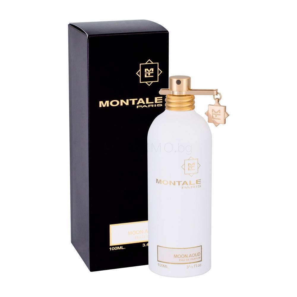 Montale Moon Aoud Perfume by Montale, Launched in 2011, Montale Moon Aoud presents a mysterious, intriguing essence designed for women who want to exude allure. Sultry top notes of agar wood, rose, and saffron start the fragrance off with a distinct floral spice. Middle notes of patchouli, vetiver, and leather give the perfume its luxuriously aromatic heart. Finishing notes of amber and sandalwood provide a creamy, heady base for this one of a kind blend.