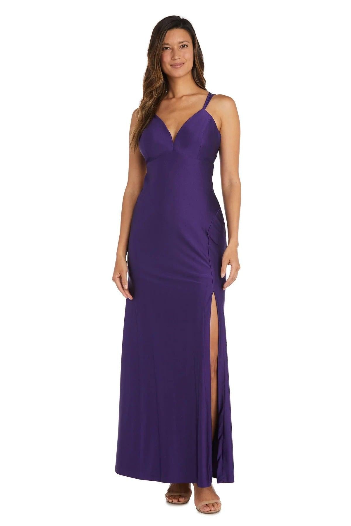 Fancy yourself as a ravishing damsel in waiting  Dare to dream and find your perfect fit with this gorgeous prom dress. Feel sexy and confident in this beautifully designed prom dress featuring a spaghetti strap V-neckline with sexy high slit. Perfect for special occasion.<br data-mce-fragment="1"><br data-mce-fragment="1"><br data-mce-fragment="1"><br data-mce-fragment="1">Zipper Back<br data-mce-fragment="1"><br data-mce-fragment="1">Length : Full Length<br data-mce-fragment="1"><br data-mce-fragment="1">Sleeve Style : Spaghetti Strap<br data-mce-fragment="1"><br data-mce-fragment="1">Colors : Purple, Orange, Hot Pink<br data-mce-fragment="1"><br data-mce-fragment="1">Sizes : 0, 1, 3, 5, 7, 9, 11, 13, 15<br data-mce-fragment="1"><br data-mce-fragment="1">Fully Lined<br data-mce-fragment="1"><br data-mce-fragment="1">Occasion : Prom, Formal, Evening Party, Homecoming, Wedding Guest, Red Carpet, Pageant