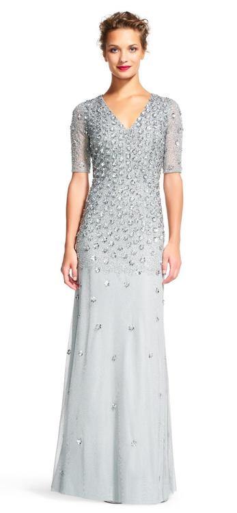 <p>This stunning mother of the bride/groom floor length dress comes with 3/4 sleeve with v neckline and embellish sequins at the bodice. Perfect for formal, evening party or any special occasion.<br> <br> <br> Fabric : Sequins<br> <br> Closure : Zipper Back<br> <br> Length : Full Length<br> <br> Color : Blue Mist<br> <br> Sizes : 2, 8<br> <br> Fully Lined<br> <br> Soft Cup Inserts<br> <br> Occasion : Formal, Evening Party, Mother of the Bride, Mother of the Groom, Church, Wedding Guest</p>