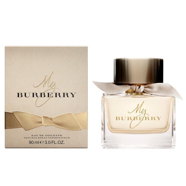 My Burberry Eau de Toilette is a new cheerful and radiant floral interpretation of the original scent. It is reminiscent of bright spring blossoms in a London garden. Top notes of sweet pea and lemon flower are fused with peonies, peach flower, and freesia at the heart and rounded out with a base of rain-tipped damask roses, white moss, and a touch of musk. Notes: Lemon Flower, Sweet Peas, Peony, Peach Flower, Freesia, Damask Rose, Musk. Style: Bright. Cheerful. Radiant.