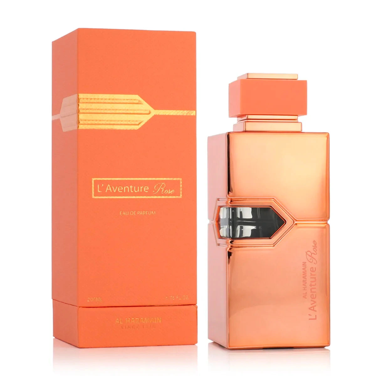 <p>"Experience the captivating scent of Al Haramain L'aventure Rose 6.8 oz EDP for women. With top notes of rose, citrus, and berry, this fragrance is both refreshing and alluring. The heart notes of rose and jasmine add a delicate floral touch, while the base notes of amber and musk create a warm and sensual finish. Created by the renowned design house Al Haramain, this EDP is a must-have for any fragrance collection."</p>