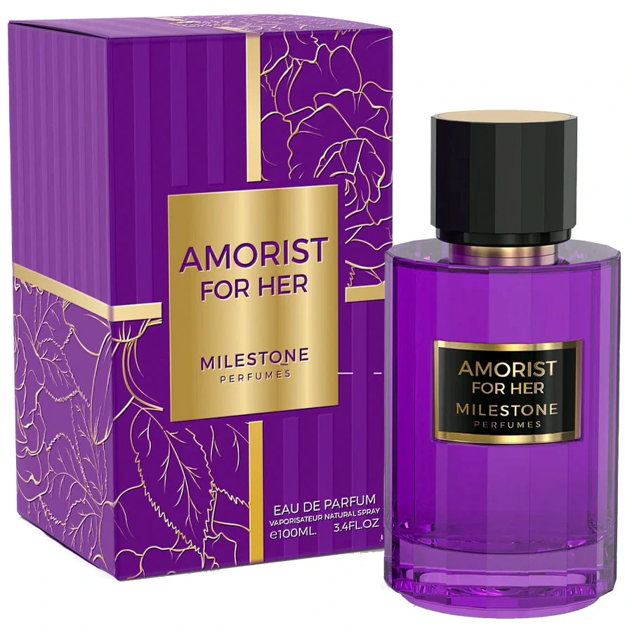 <p data-mce-fragment="1">Introducing Amorist For Her from our luxury collection. This 3.4 ounce EDP features a unique blend of seductive cardamom and pink pepper, calming lavender and coffee, and warm cashmere wood, patchouli and bourbon vanilla. This alluring scent promises to make you feel as luxurious and exquisite as it smells.</p>