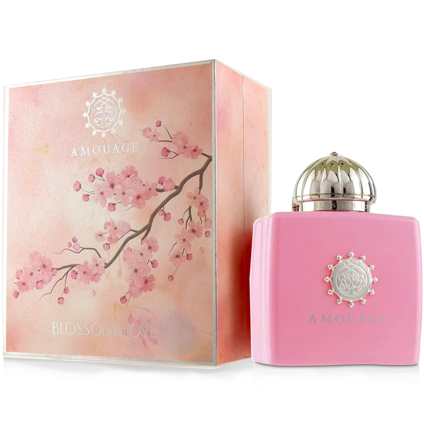 <p data-mce-fragment="1">Indulge in the delicate aroma of Amouage Blossom Love EDP. Offering a truly luxurious experience, this women's fragrance blends the seductive freshness of cherry blossoms with a rose liquor accord, alluring hints of almond, and a luxuriously creamy undercurrent. It's a floral experience that's perfect for any occasion.</p>
<ul data-mce-fragment="1">
<li data-mce-fragment="1">Top Notes: Cherry Blossom Nectar, Rose Liquor</li>
<li data-mce-fragment="1">Heart Notes: Ylang Ylang, Amaretto Accord, Vanilla</li>
<li data-mce-fragment="1">Base Notes: Tonka Bean, Sandalwood, Cashmeran</li>
</ul>