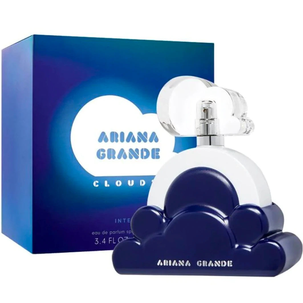<p>Experience pure luxury with Ariana Grande Cloud Intense Eau de Parfum. This intoxicating fragrance features top notes of lavender blossom and juicy pear, middle notes of creme de coconut and vanilla orchid, and base notes of sensual musks and creamy blonde woods. Indulge in this sensuous and unforgettable scent.</p>
<p><br></p>
<ul data-mce-fragment="1"></ul>