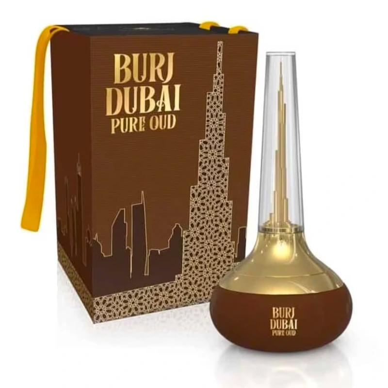 <p>Indulge in a luxurious experience with Burj Dubai Pure Oud Eau de Parfum by Le Chameau. Designed for both men and women, this exquisite scent pays homage to the rich heritage of the Middle East with its deep and resinous oud top notes and nuanced floral and woody heart notes. The lingering embrace of precious oud in the base adds unparalleled warmth to this opulent fragrance.</p>