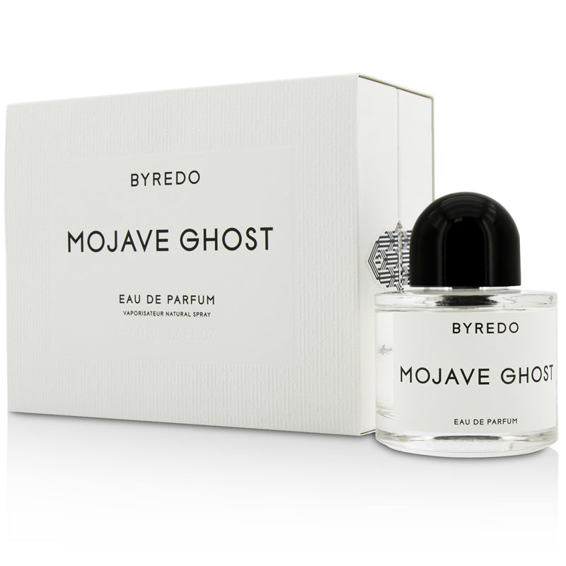 <p><meta charset="utf-8"><span data-mce-fragment="1">Mojave Ghost is a woody composition inspired by the soulful beauty of the Mojave Desert. In this xeric wilderness, rare are the plants that dare to blossom. With a light and graceful character top notes of musky Ambrette combine with fresh Jamaican Nesberry. Powdery Violet then unfurls to reveal Sandalwood. Finally warm Chantilly Musk rounds out a base of crisp Amber and Cedar wood, leaving the raw spirit of Mojave Ghost to linger on the skin.</span></p>
<p> </p>
<p>Notes:</p>
<p>Top:<span> </span><span>Ambrette | </span>Heart:<span> </span><span>Magnolia, Sandalwood, Violet |</span>Base:<span> </span><span>Cedarwood, Chantilly Musk, Crisp Amber</span></p>