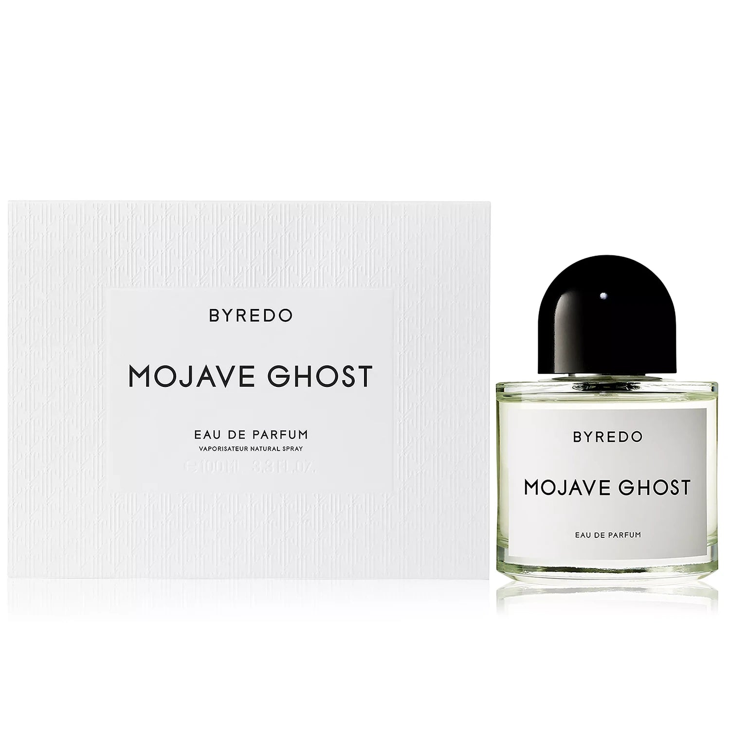 <p>Uncover the majestic beauty of Byredo's Mojave Ghost unisex EDP. The captivating scent is inspired by the resilient Ghost Flower, Mohavea confertiflora, of the Mojave Desert. With an amazing feat of mimicry, this flower uses markings to attract pollinators of a neighboring plant species- exemplifying its strength and ingenuity. Treat yourself to this beautiful, rare scent.</p>
<p data-mce-fragment="1"><strong data-mce-fragment="1">Style:<span data-mce-fragment="1"> </span></strong>Woody, aromatic.<br><strong data-mce-fragment="1">Notes: </strong>Top: ambrette, Jamaican nesberry. Middle: violet, sandalwood, magnolia. Base: chantilly musk, crisp amber, cedarwood.</p>