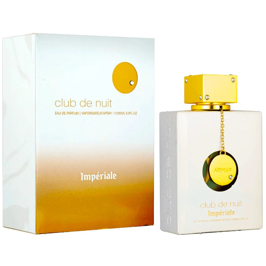 <p><span data-mce-fragment="1"><em>INSPIRED BY </em><strong>PARFUMS DE MARLY DELINA EXCLUSIF</strong><br></span></p>
<p>Experience the sophisticated elegance of Club de Nuit White Imperiale for women. With top notes of litchi, bergamot, and nutmeg, heart notes of Turkish rose, vanilla, peony, and musk, and base notes of vanilla, cashmeran, incense, and cedar, this fragrance will captivate you with its mysterious and sensuous scent. Reveal your mysterious side with this inspiring fragrance!</p>
