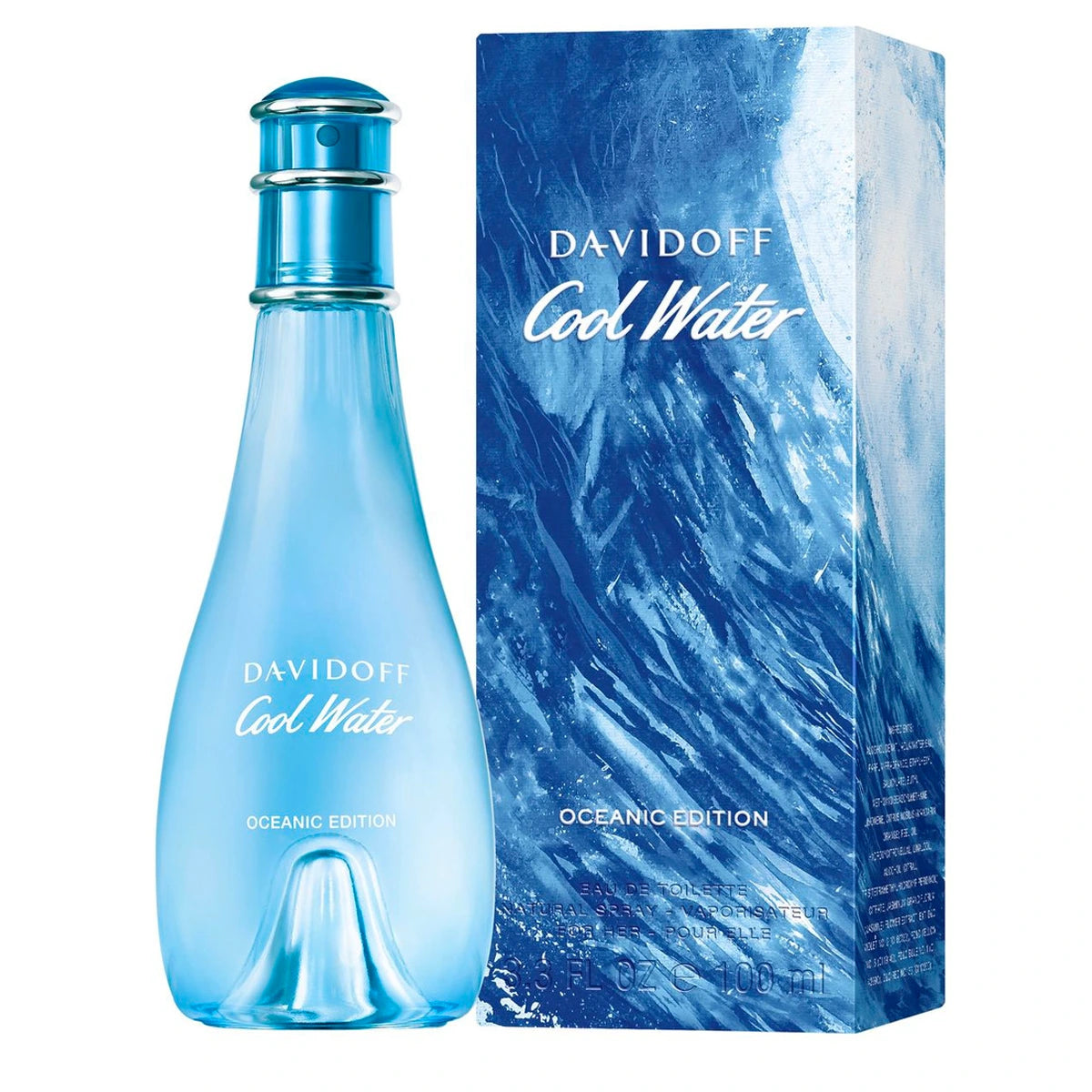<p data-mce-fragment="1">Introduced in 2023. Discover a fresh, floral aquatic scent with Cool Water Oceanic Edition EDT for women. Sophisticated and exclusive, this new fragrance from Davidoff will take you on a luxurious journey, beginning with notes of Water and Rose, and finishing on a base of Driftwood. Surround yourself with the timeless elegance of this sophisticated scent.</p>