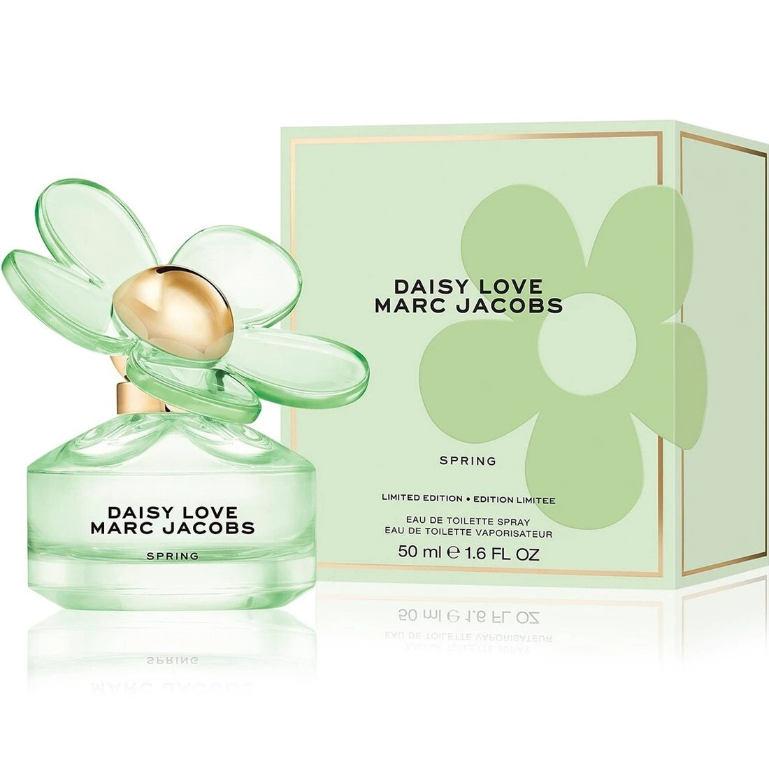 <span data-mce-fragment="1">Fresh. Uplifting. Vibrant. Capturing the airy essence of nature and the innocence of spring, the Daisy Spring limited editions are a seasonal twist on the classic Daisy fragrances. MARC JACOBS Daisy Love Spring is a feminine scent, with delicate pink peony wrapped in the sweet and creamy smoothness of fig and fig milk. Transport yourself to a world of blooming daisies and lush greenery with the MARC JACOBS Daisy Spring limited-edition perfumes.</span>