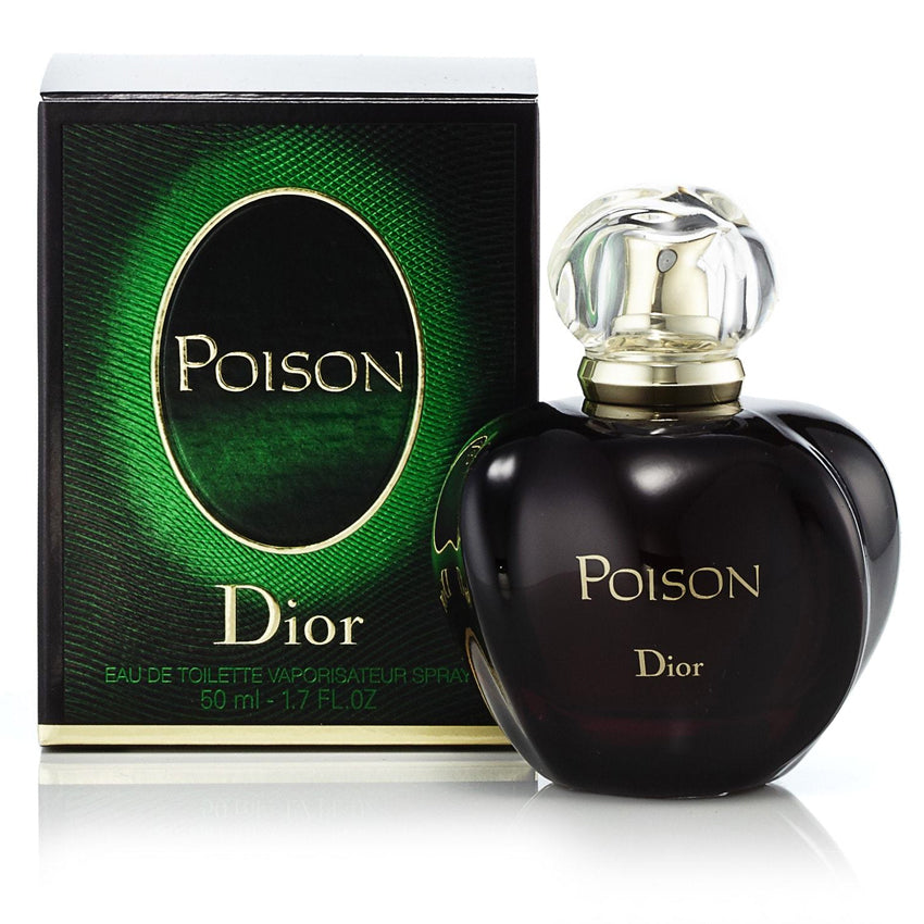 <span data-mce-fragment="1" itemprop="Description">Poison Perfume by Christian Dior, Poison is an iconic fragrance described as dark and mysterious. </span><span data-mce-fragment="1"></span><span id="product-read-more-text-mq1" class="" data-mce-fragment="1">Designed by Edouard Flechier, this elegant scent was released in 1985. The deep, juicy aroma of plum acts as the main accord for this perfume partnered with the subtle sweetness of mixed berries. It then takes a floral turn, the romantic scents of carnation, jasmine and incense making up the heart, topped off with a spicy hint of cinnamon. The perfume finishes on a warm note with a base that</span><span data-mce-fragment="1"> </span><span id="product-read-more-text" class="" data-mce-fragment="1">features amber, heliotrope, cedar and vanilla. This fragrance is available in 3 different sizes of eau de toilette and comes in a dark colored bottle topped with a crystal-like cap.</span>